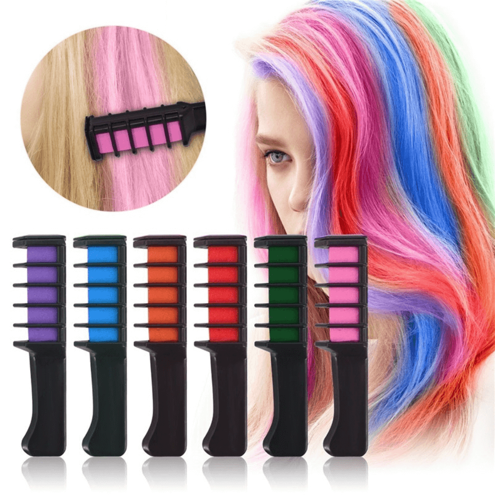 Peigne pour coloration temporaire des cheveux