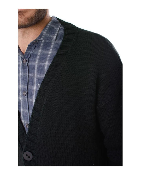 Cardigan à boutons en tricot Heren