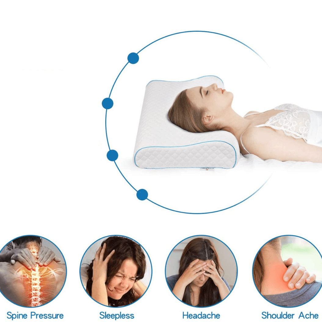 Oreiller orthopédique en mousse à mémoire de forme