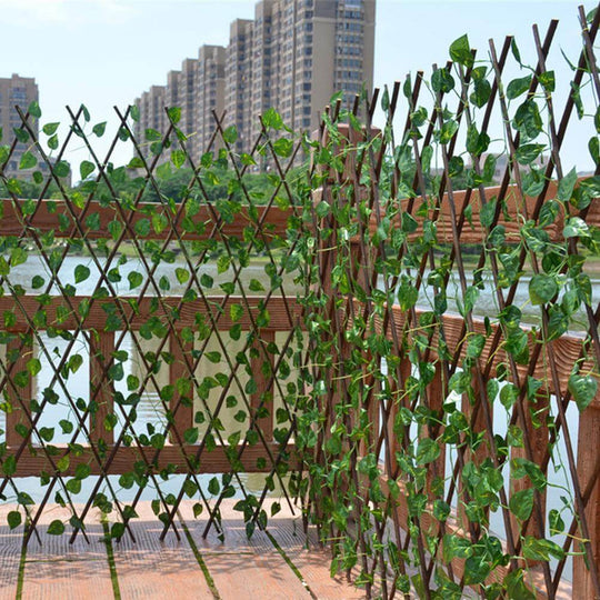 Clôture de jardin rétractable