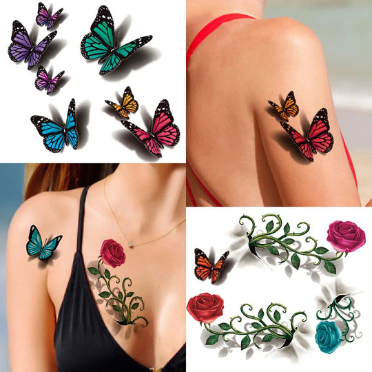Stickers de tatouage 3D