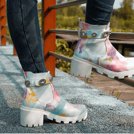 Bottes de cheville Tie Dye