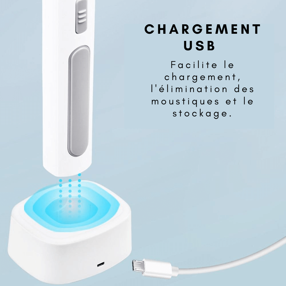 Lampe électrique anti-moustiques 2 en 1