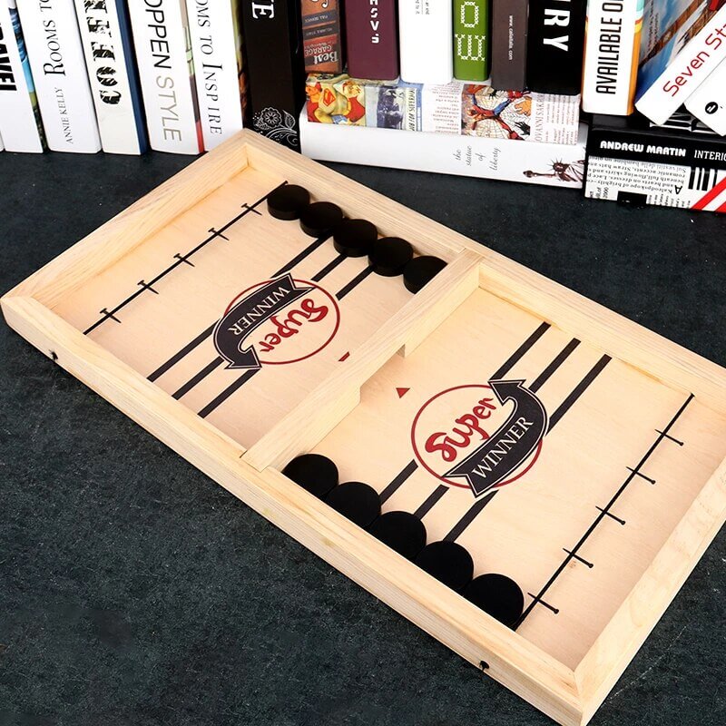 Jeu de hockey en bois