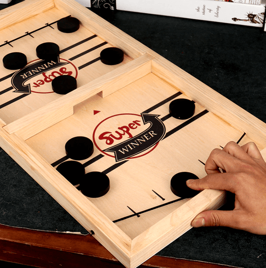 Jeu de hockey en bois