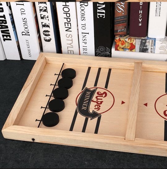 Jeu de hockey en bois